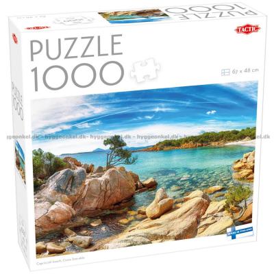 Sardinien: Capriccioli stranden, 1000 brikker