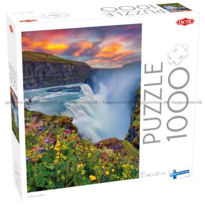 Island: Gullfoss, 1000 brikker