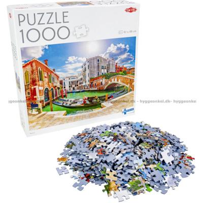 Billede af Venedig: Sol over kanalerne, 1000 brikker
