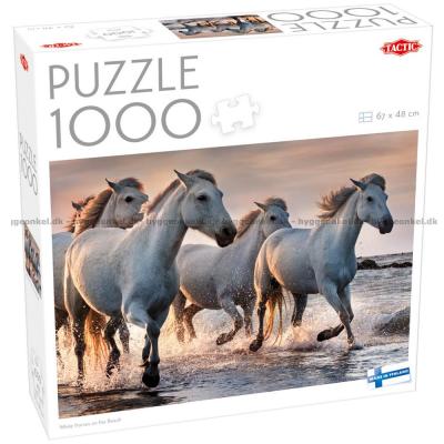 Vilde heste i vandkanten, 1000 brikker