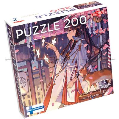 Forårsaften under kirsebærtræet, 200 brikker