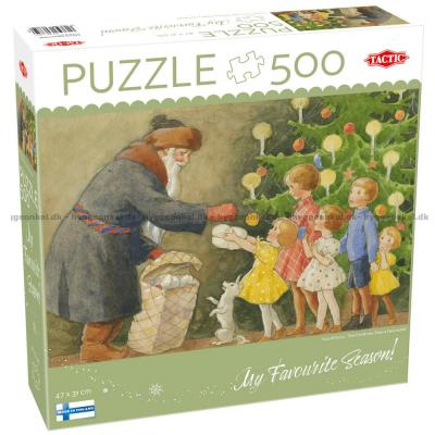 Julestemning ved træet, 500 brikker