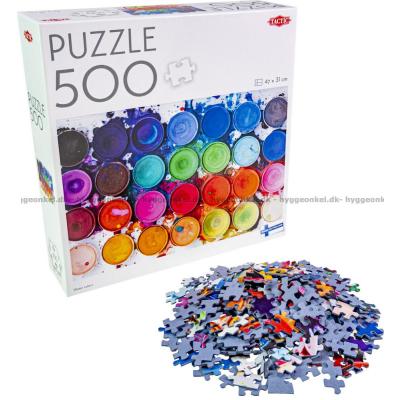 Billede af Farverig palette, 500 brikker