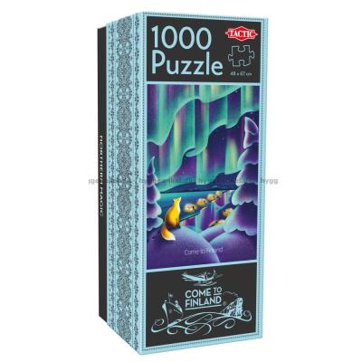 Magiske vinterfarver, 1000 brikker