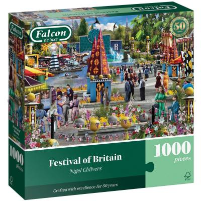 Farverig folkefest, 1000 brikker