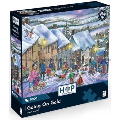 Cresswell: Kælketur igennem landsbyen, 1000 brikker