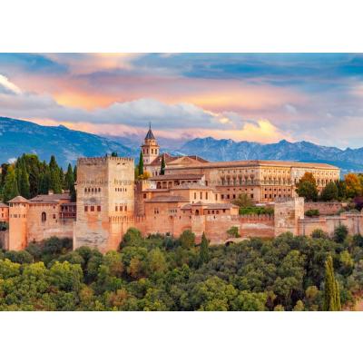 Billede af Spanien: Alhambra, Granada, 1000 brikker