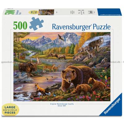 Dyreliv i vildmarken, 500 brikker