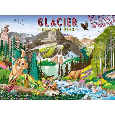 Billede af USA: Glacier National Park, 500 brikker