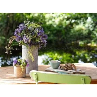 Billede af Vilde blomster på havebordet, 500 brikker