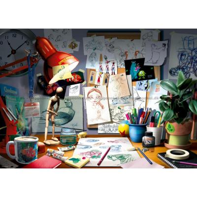 Billede af Disney: Pixar - Kreativitet på tegnebordet, 1000 brikker