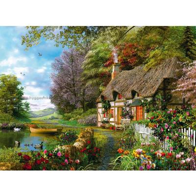 Billede af Landlig ro og blomster, 1500 brikker