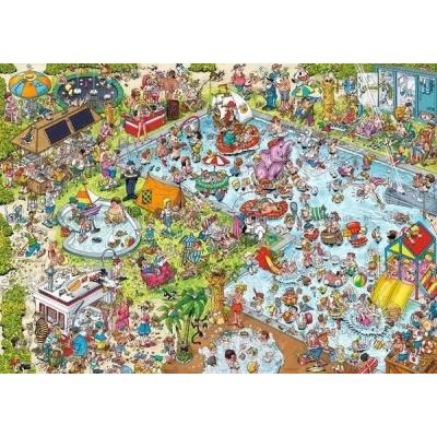Billede af Sjov ved swimmingpoolen, 1000 brikker