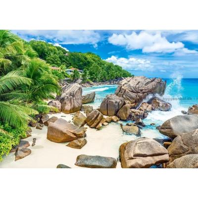 Billede af Seychellerne: La Digue Island, 500 brikker