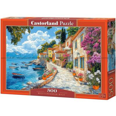 Solskin i byen ved kysten, 500 brikker