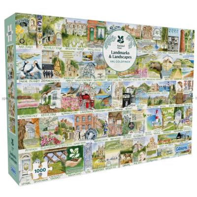 Goldfinch: Britiske perler, 1000 brikker