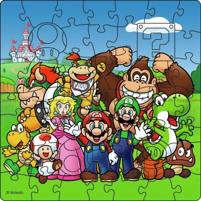 Billede af Super Mario - Træpuslespil, 44 brikker
