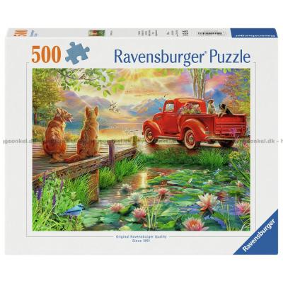 Hundeliv ved søen, 500 brikker