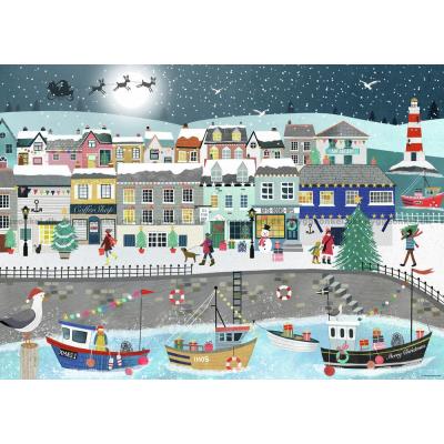 Billede af Jul på havnen, 1000 brikker