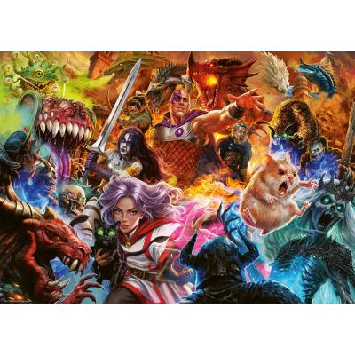 Billede af Dungeons & Dragons: Helte mod monstre, 1000 brikker