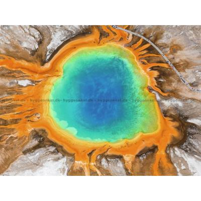 Billede af USA: Yellowstone National Park - Grand Prismatic Spring, 1500 brikker