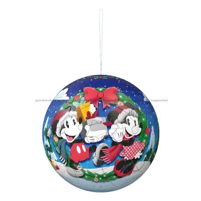 Billede af 3D: Disney - julekugler, 4x54 brikker
