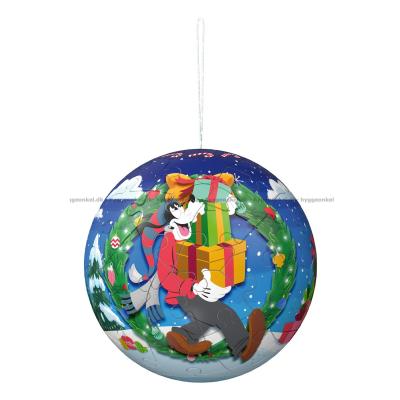 Billede af 3D: Disney - julekugler, 4x54 brikker