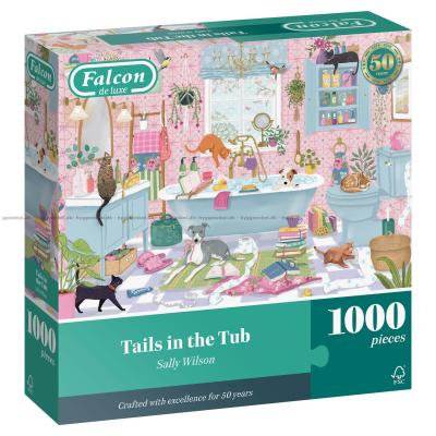 Ballade på badeværelset, 1000 brikker