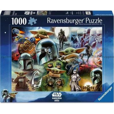 Star Wars: Mandalorian og Baby Yoda, 1000 brikker