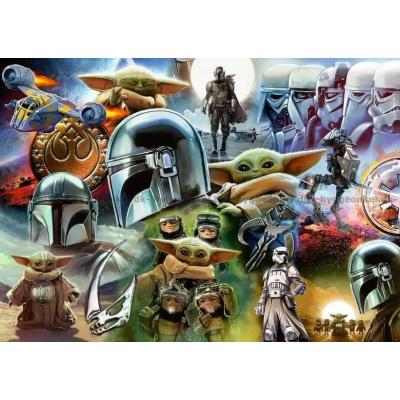 Billede af Star Wars: Mandalorian og Baby Yoda, 1000 brikker