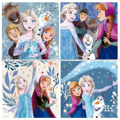 Billede af Disney: Frost, 4 i 1, 12 brikker
