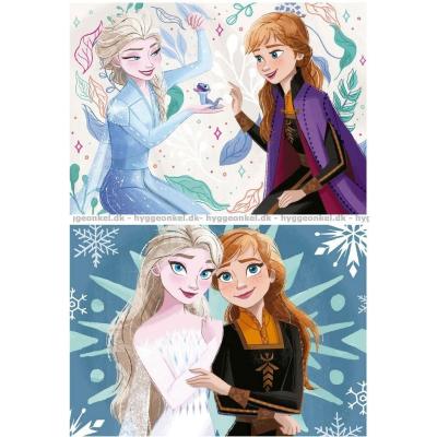 Billede af Disney: Frost - Søstre i sneen, 2x20 brikker
