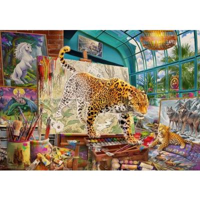 Billede af Krasny: Leopardens atelier, 1000 brikker