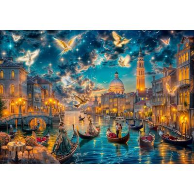 Billede af Eventyrlig aften i Venedig, 1000 brikker