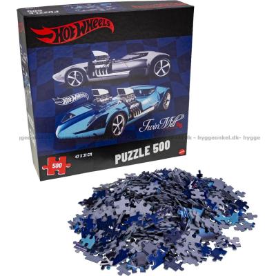 Billede af Hot Wheels: Motorbrøl og fart, 500 brikker