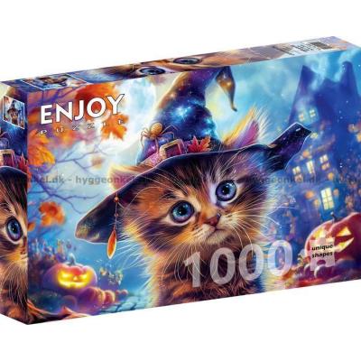 Billede af Katte heksen i måneskin, 1000 brikker