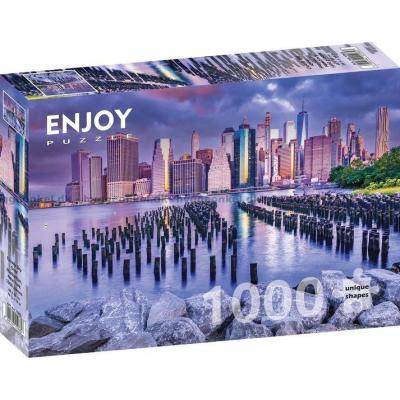 Billede af Aftenlys over Manhattan, 1000 brikker