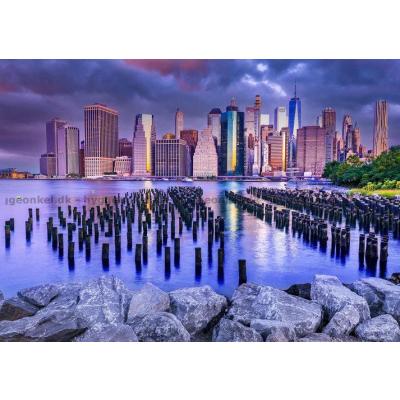 Billede af Aftenlys over Manhattan, 1000 brikker