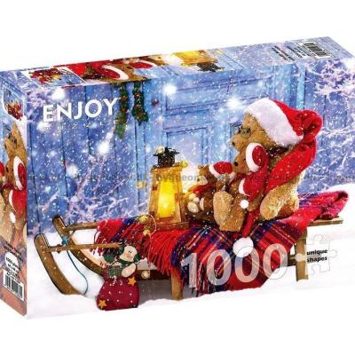 Billede af Julehygge på kælken, 1000 brikker