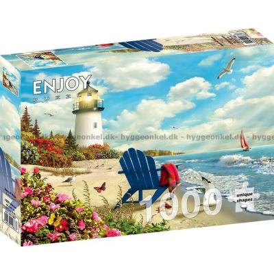 Billede af Sommerdag ved havet, 1000 brikker