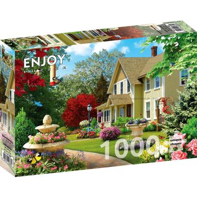 Billede af Sommermorgen i haven, 1000 brikker