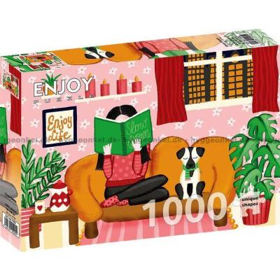Billede af Afslapning i sofaen, 1000 brikker