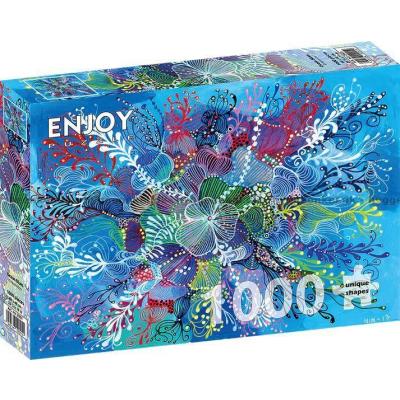 Billede af Blå bølgeleg, 1000 brikker