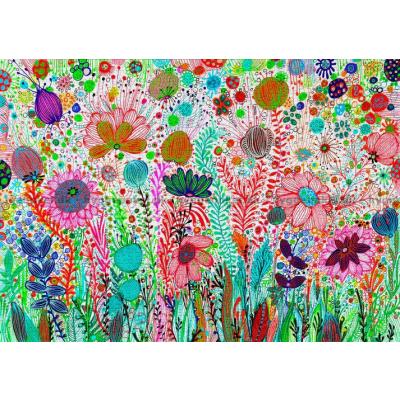 Billede af Vildtvoksende blomsteeng, 1000 brikker