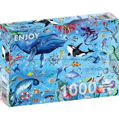 Billede af Hvalernes verden, 1000 brikker