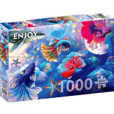 Billede af Fisk blandt planeter, 1000 brikker
