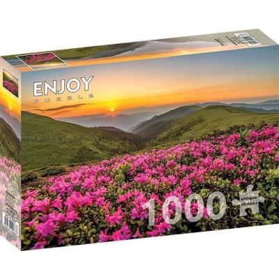 Billede af Rhododendron i aftenglød, 1000 brikker