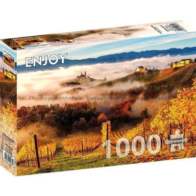 Billede af Vingårdens morgenlys, 1000 brikker