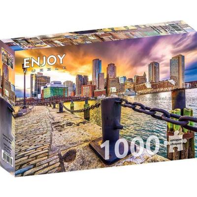Billede af USA: Boston Harbor, 1000 brikker