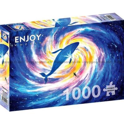 Billede af Hvalens univers, 1000 brikker